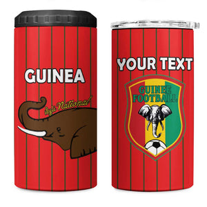 Guinea Football Custom 4 in 1 Can Cooler Tumbler Allez Syli National - African Pride