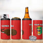 Guinea Football Custom 4 in 1 Can Cooler Tumbler Allez Syli National - African Pride