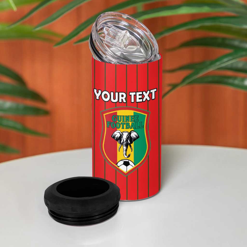 Guinea Football Custom 4 in 1 Can Cooler Tumbler Allez Syli National - African Pride