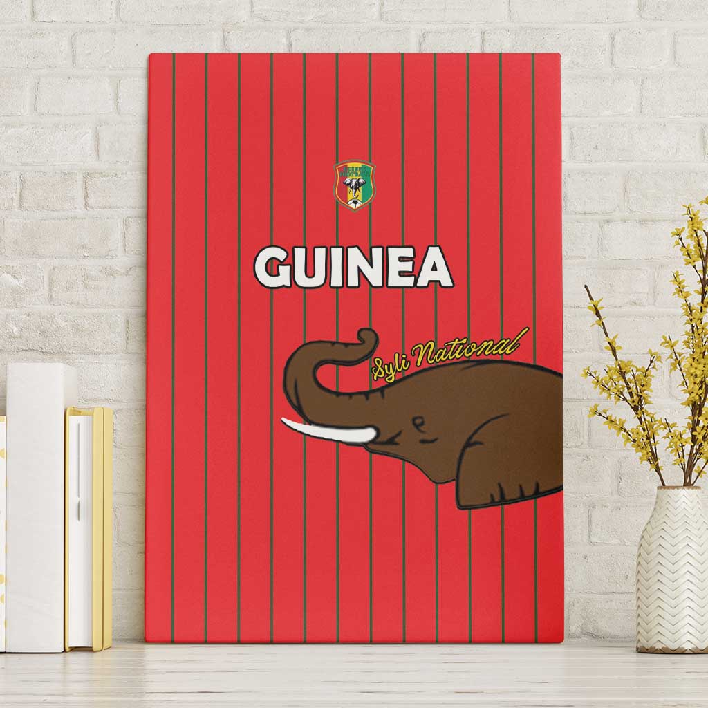 Guinea Football Canvas Wall Art Allez Syli National - African Pride