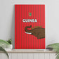 Guinea Football Canvas Wall Art Allez Syli National - African Pride