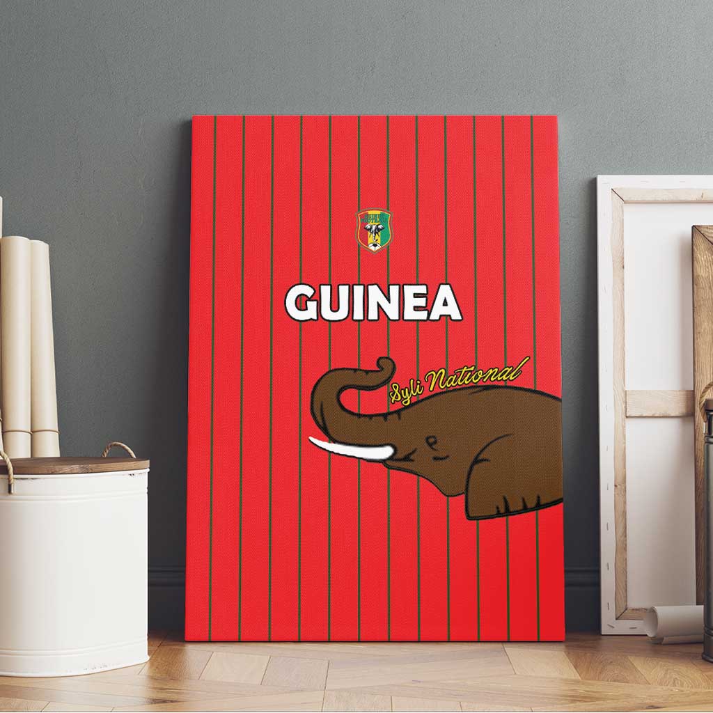 Guinea Football Canvas Wall Art Allez Syli National - African Pride