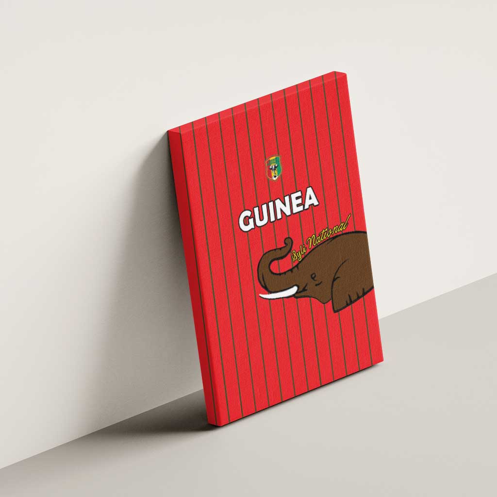 Guinea Football Canvas Wall Art Allez Syli National - African Pride