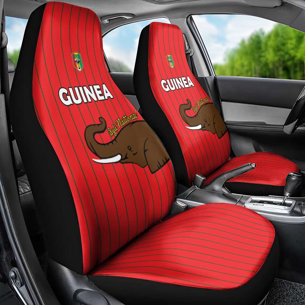 Guinea Football Car Seat Cover Allez Syli National - African Pride