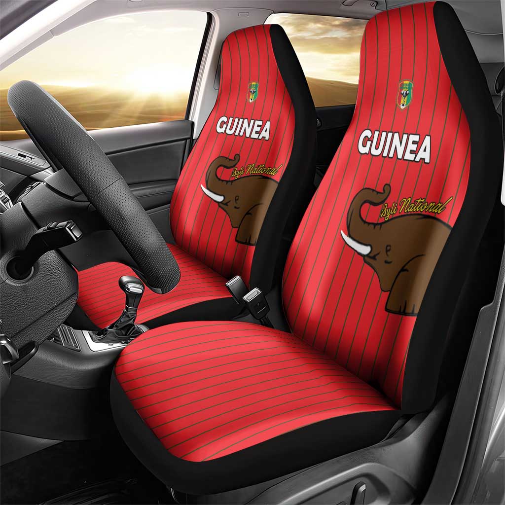 Guinea Football Car Seat Cover Allez Syli National - African Pride
