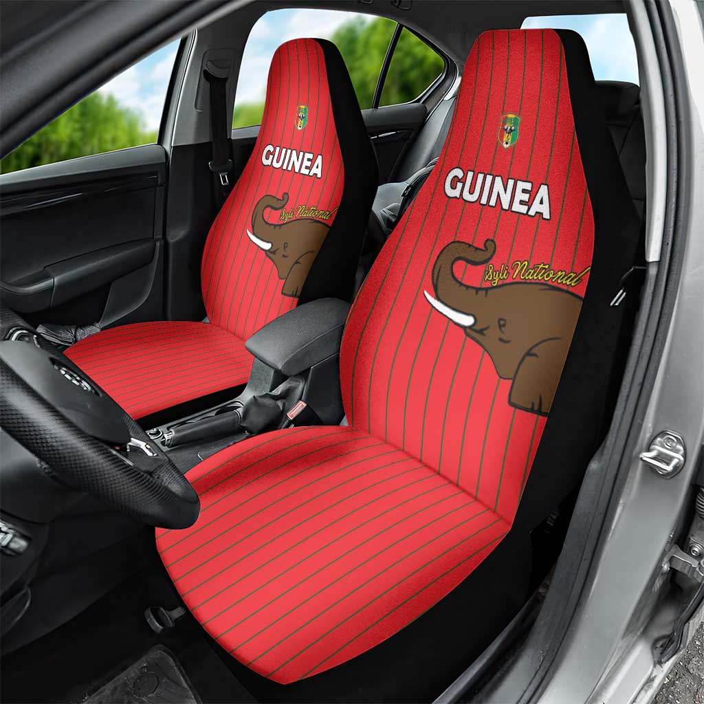 Guinea Football Car Seat Cover Allez Syli National - African Pride