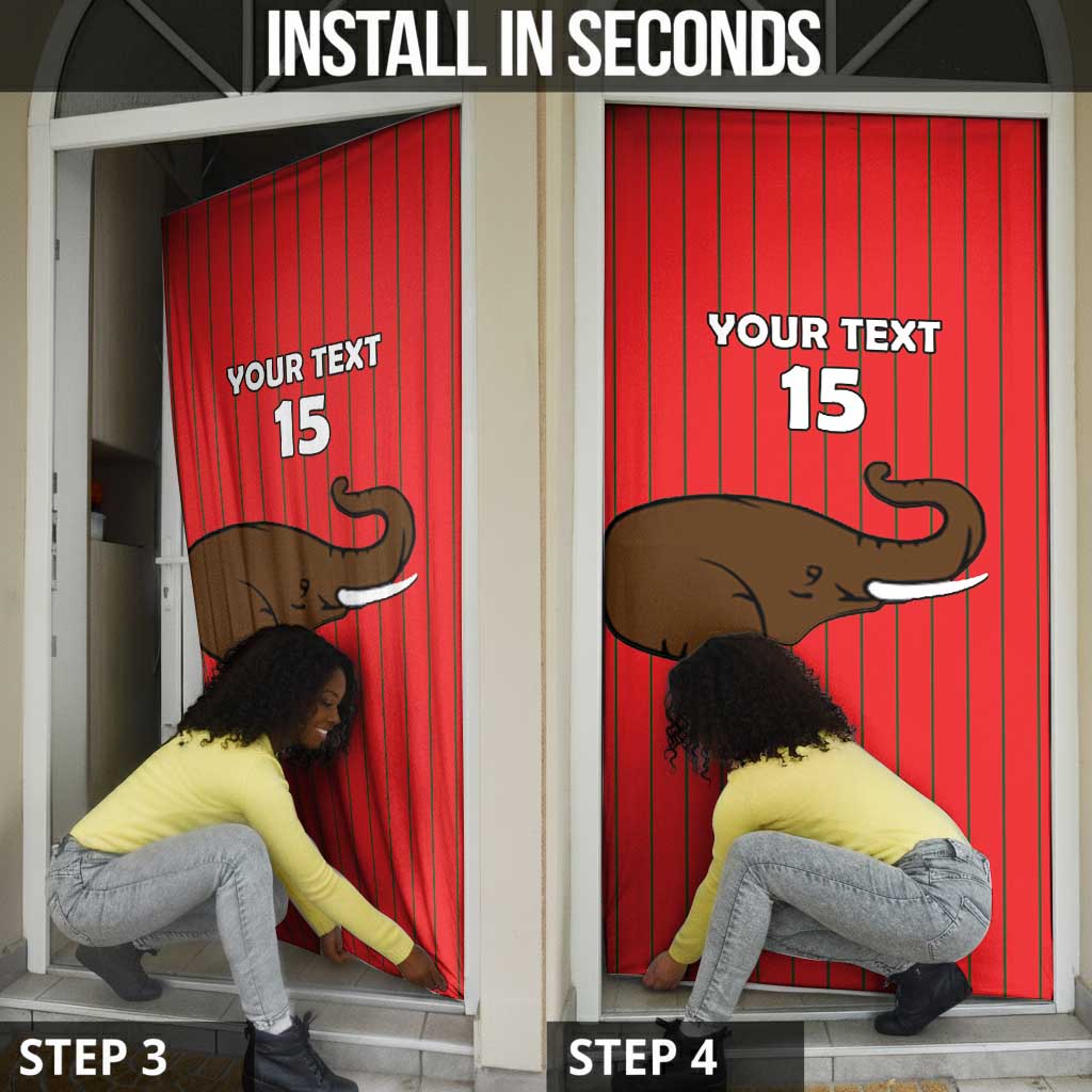 Custom Guinea Football Door Cover Allez Syli National