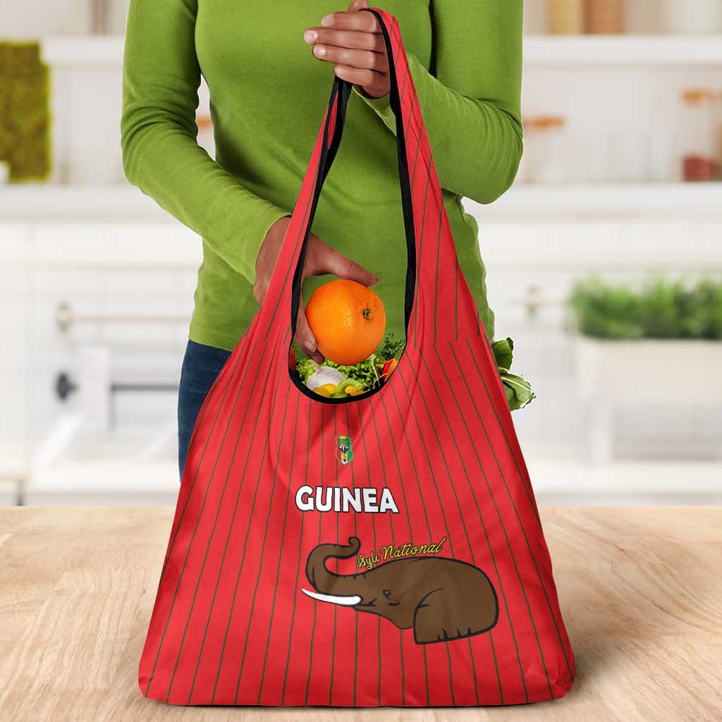 Guinea Football Grocery Bag Allez Syli National - African Pride