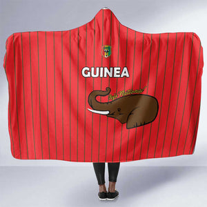 Guinea Football Hooded Blanket Allez Syli National - African Pride