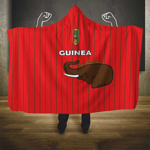Guinea Football Hooded Blanket Allez Syli National - African Pride