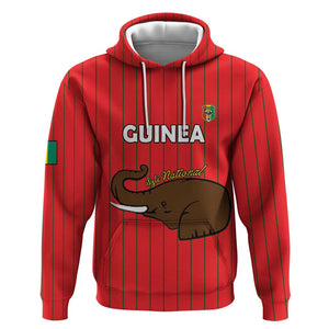 Guinea Football Custom Hoodie Allez Syli National - African Pride