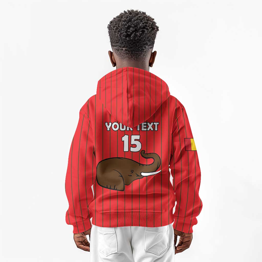 Guinea Football Custom Kid Hoodie Allez Syli National - African Pride