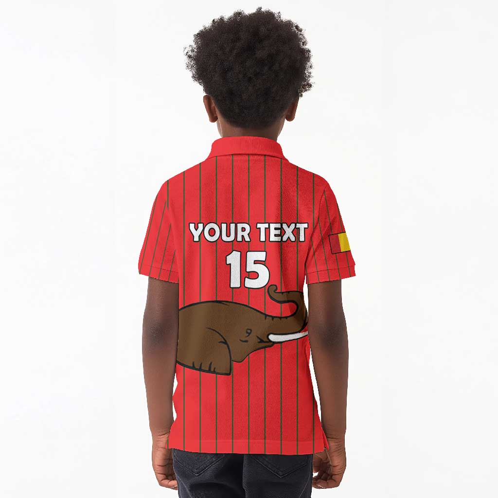 Guinea Football Custom Kid Polo Shirt Allez Syli National - African Pride