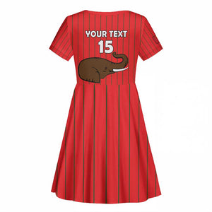 Guinea Football Custom Kid Short Sleeve Dress Allez Syli National - African Pride