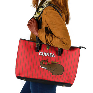 Guinea Football Leather Tote Bag Allez Syli National - African Pride