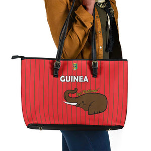 Guinea Football Leather Tote Bag Allez Syli National - African Pride