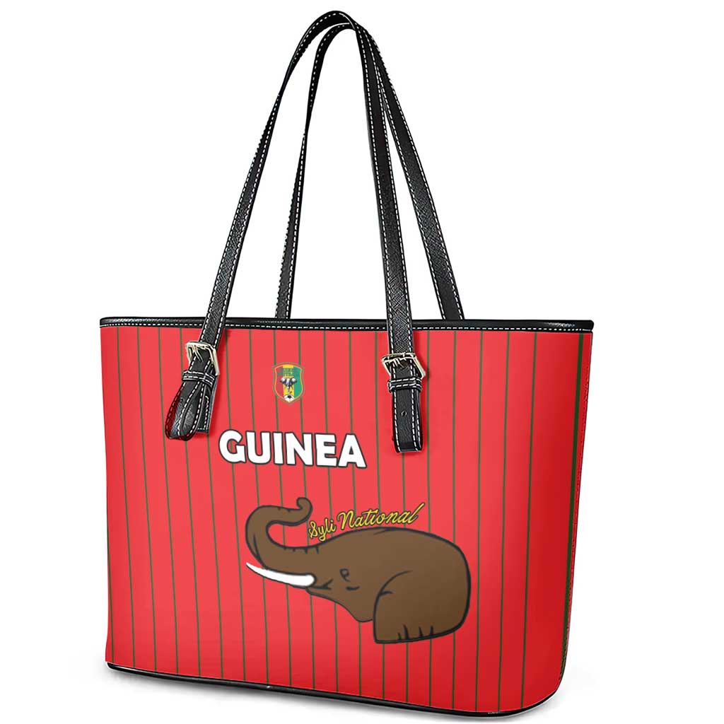 Guinea Football Leather Tote Bag Allez Syli National - African Pride