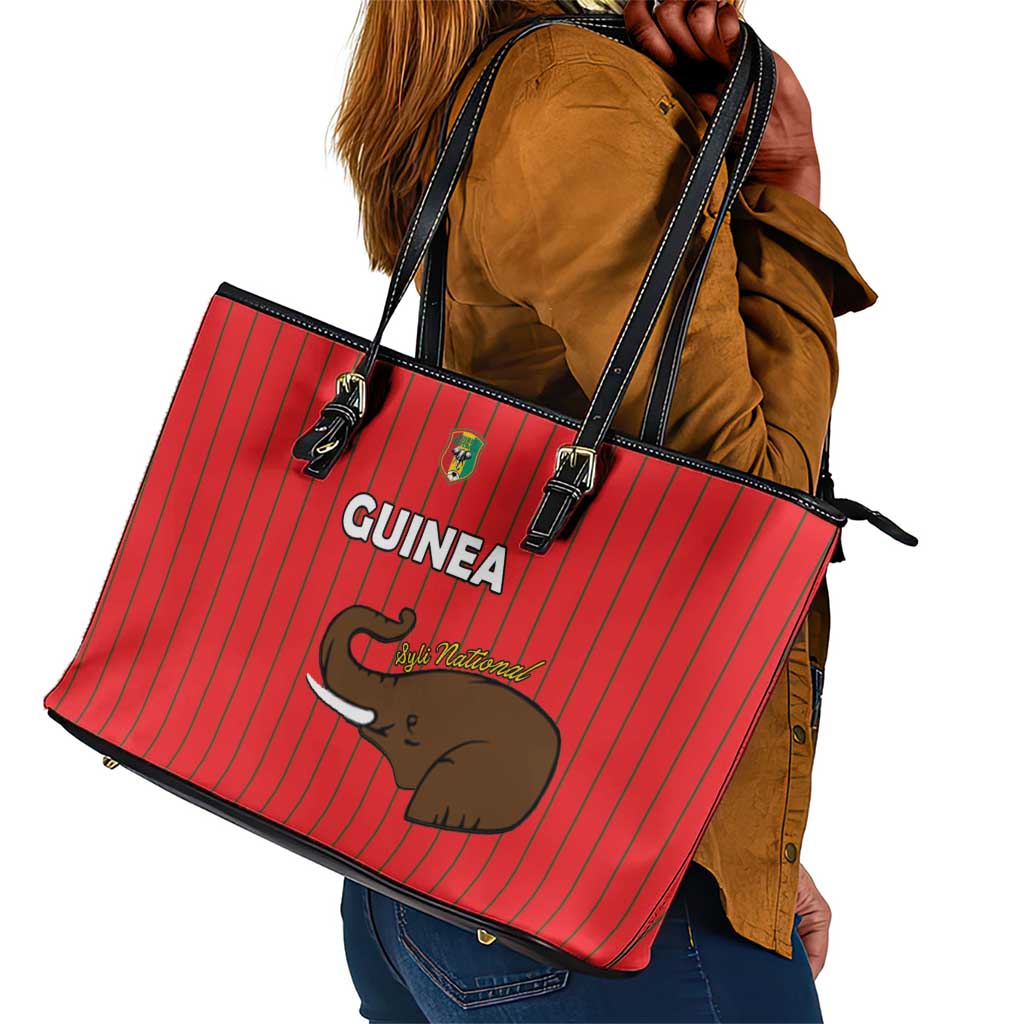 Guinea Football Leather Tote Bag Allez Syli National - African Pride