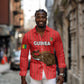 Guinea Football Custom Long Sleeve Button Shirt Allez Syli National - African Pride