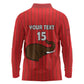 Guinea Football Custom Long Sleeve Polo Shirt Allez Syli National - African Pride