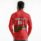 Guinea Football Custom Long Sleeve Polo Shirt Allez Syli National - African Pride