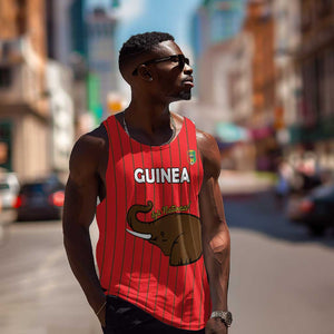 Guinea Football Custom Men Tank Top Allez Syli National - African Pride
