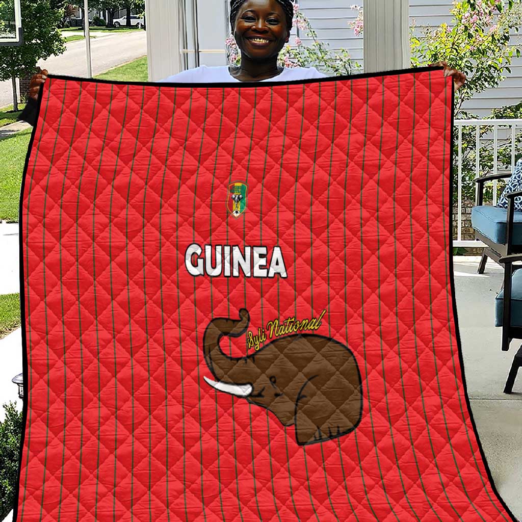Guinea Football Quilt Allez Syli National - African Pride