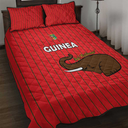 Guinea Football Quilt Bed Set Allez Syli National - African Pride