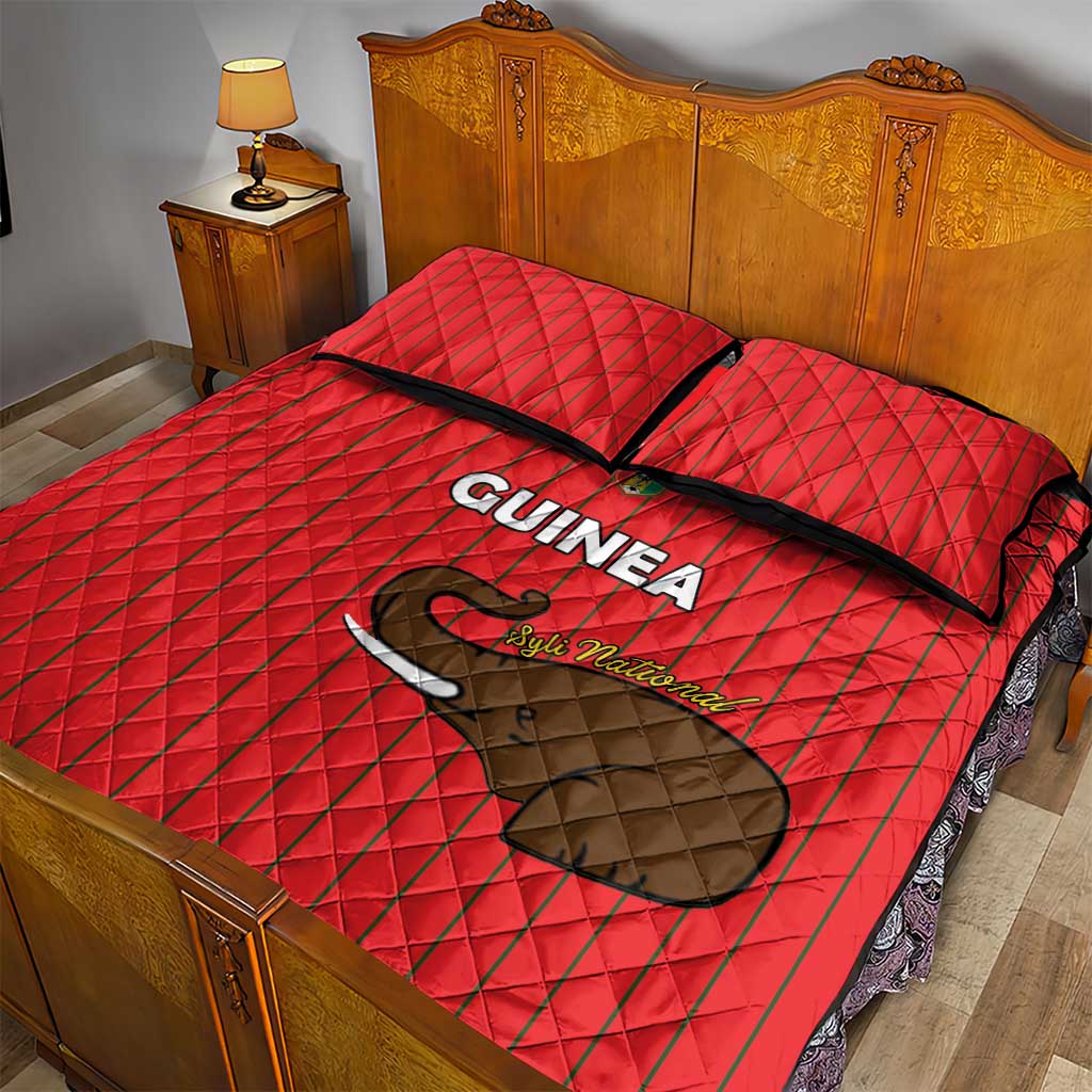 Guinea Football Quilt Bed Set Allez Syli National - African Pride