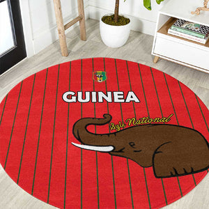 Guinea Football Round Carpet Allez Syli National - African Pride