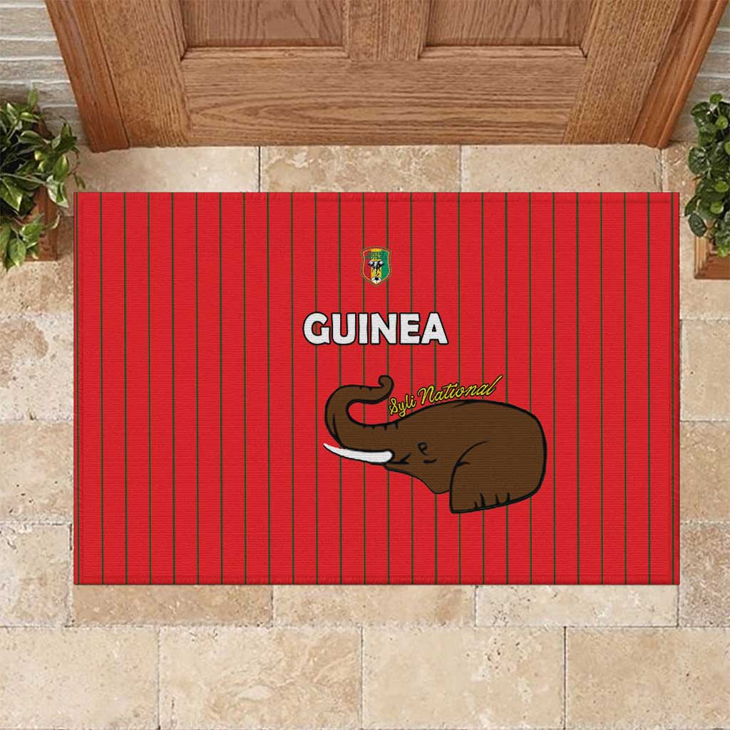 Guinea Football Rubber Doormat Allez Syli National - African Pride