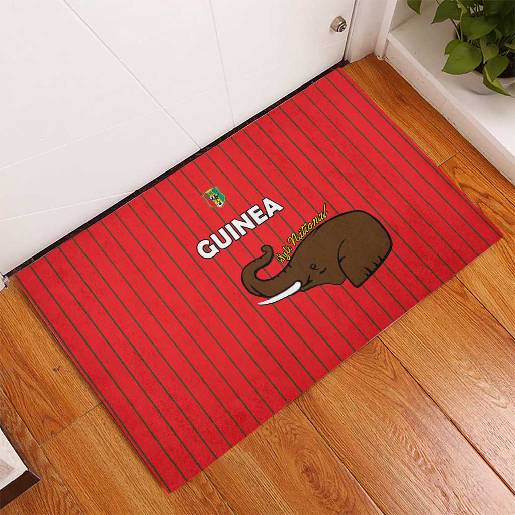 Guinea Football Rubber Doormat Allez Syli National - African Pride