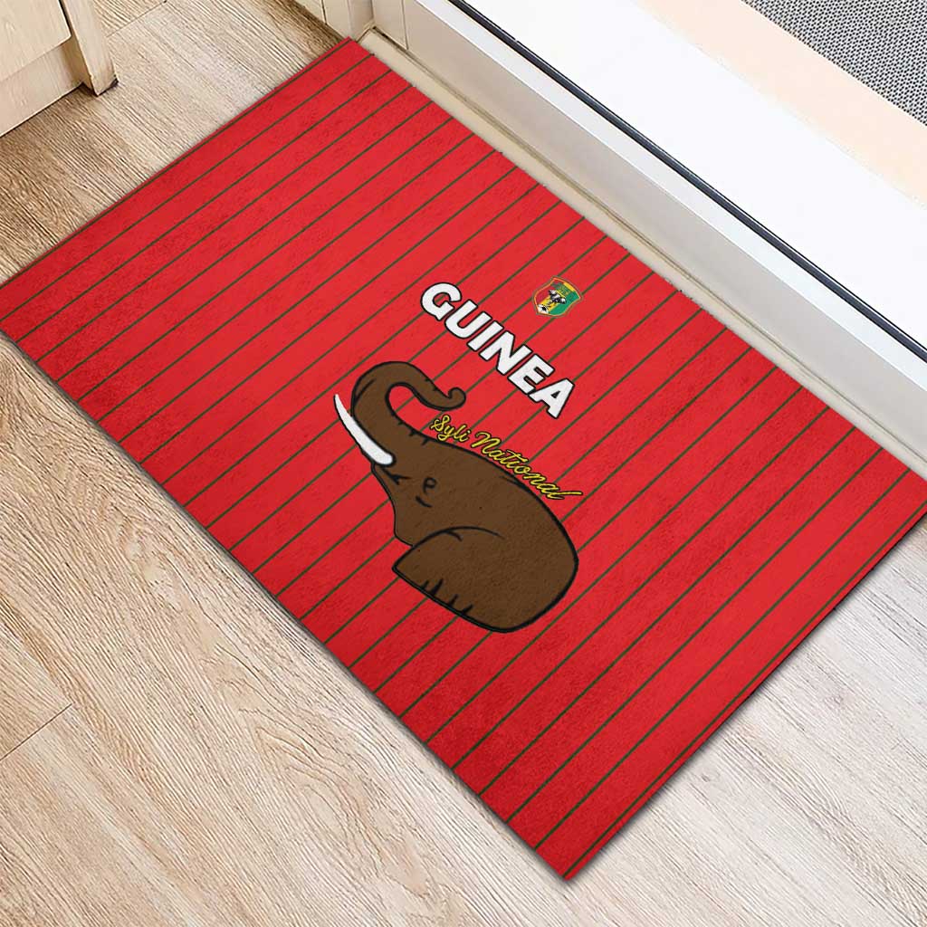 Guinea Football Rubber Doormat Allez Syli National - African Pride