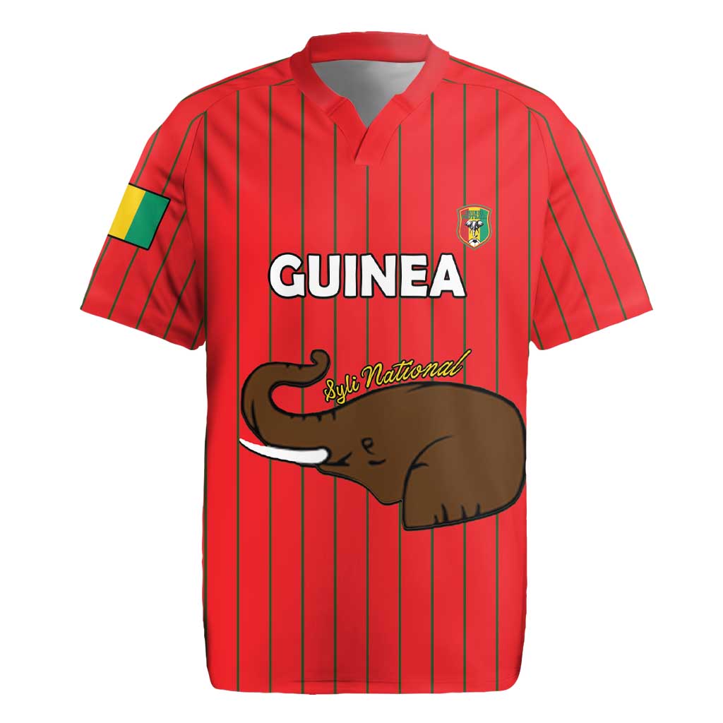 Guinea Football Custom Rugby Jersey Allez Syli National - African Pride