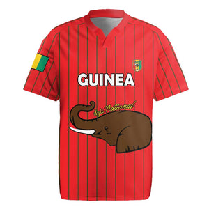 Guinea Football Custom Rugby Jersey Allez Syli National - African Pride