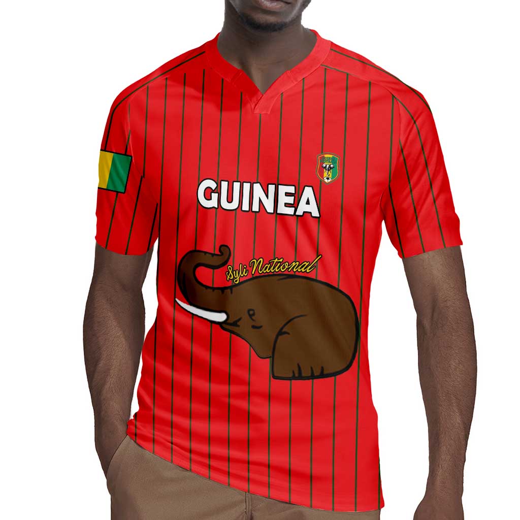 Guinea Football Custom Rugby Jersey Allez Syli National - African Pride