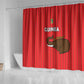 Guinea Football Shower Curtain Allez Syli National - African Pride