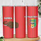 Guinea Football Custom Skinny Tumbler Allez Syli National - African Pride