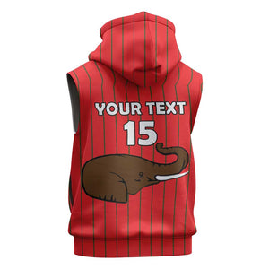 Guinea Football Custom Sleeveless Hoodie Allez Syli National - African Pride