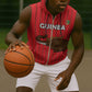 Guinea Football Custom Sleeveless Zip Hoodie Allez Syli National - African Pride