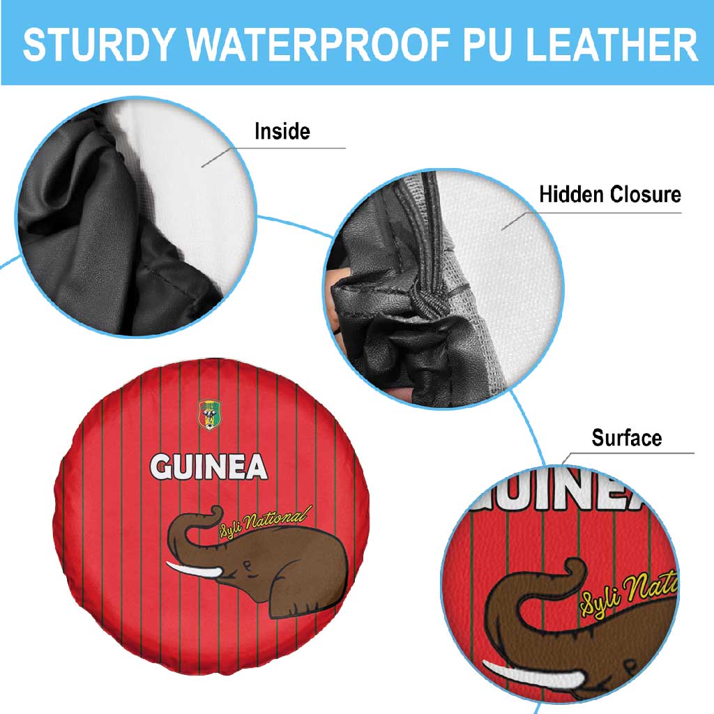 Guinea Football Spare Tire Cover Allez Syli National - African Pride
