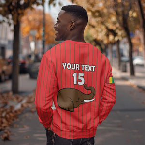 Guinea Football Custom Sweatshirt Allez Syli National - African Pride