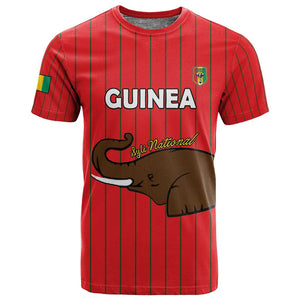 Guinea Football Custom T shirt Allez Syli National - African Pride