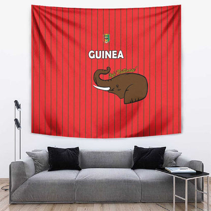 Guinea Football Tapestry Allez Syli National - African Pride