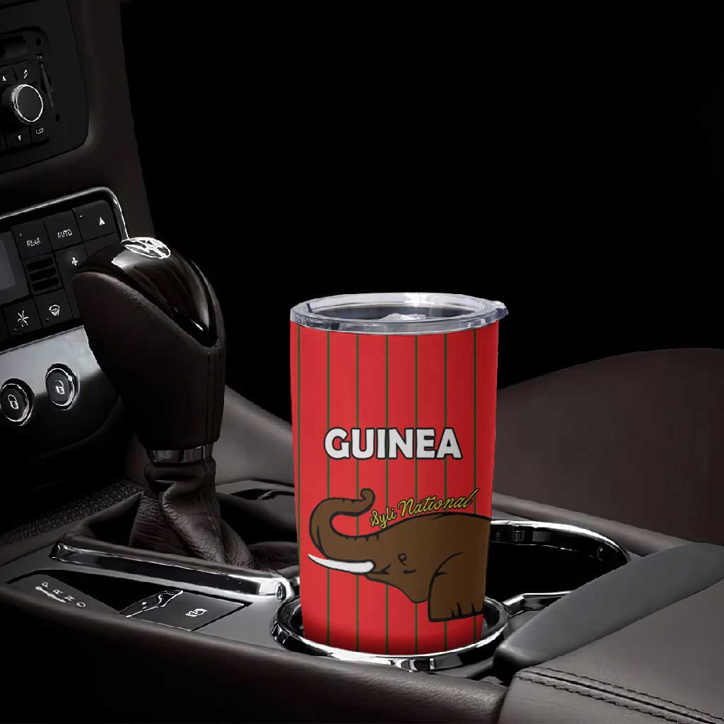 Guinea Football Custom Tumbler Cup Allez Syli National - African Pride