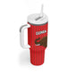 Guinea Football Custom Tumbler With Handle Allez Syli National - African Pride