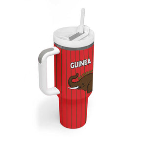 Guinea Football Custom Tumbler With Handle Allez Syli National - African Pride