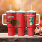 Guinea Football Custom Tumbler With Handle Allez Syli National - African Pride