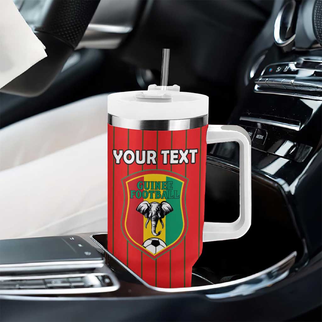 Guinea Football Custom Tumbler With Handle Allez Syli National - African Pride