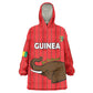 Guinea Football Custom Wearable Blanket Hoodie Allez Syli National - African Pride